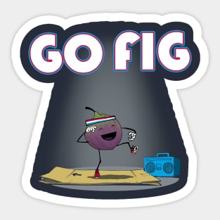 Go Fig Sticker